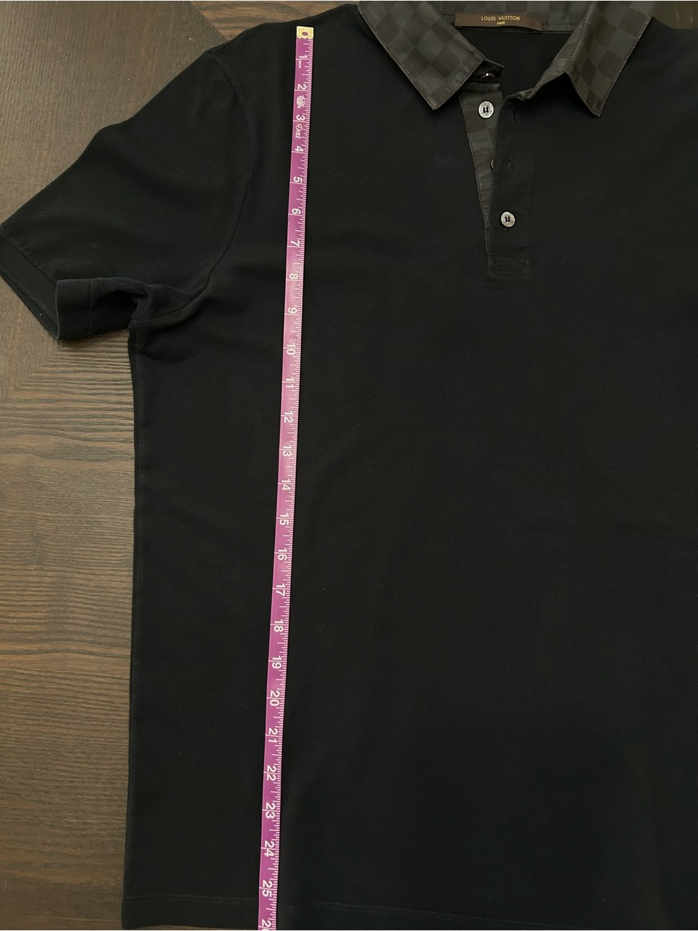 LOUIS VUITTON PARIS DAMIER POLO SHIRT SIZE XL - Picture 6 of 7